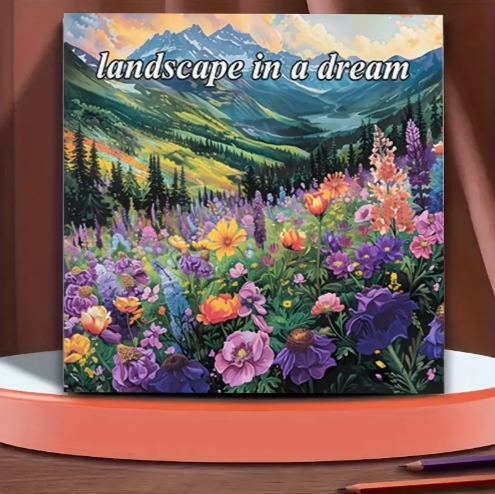 หนังสือระบายสีภูมิทัศน์ฝัน